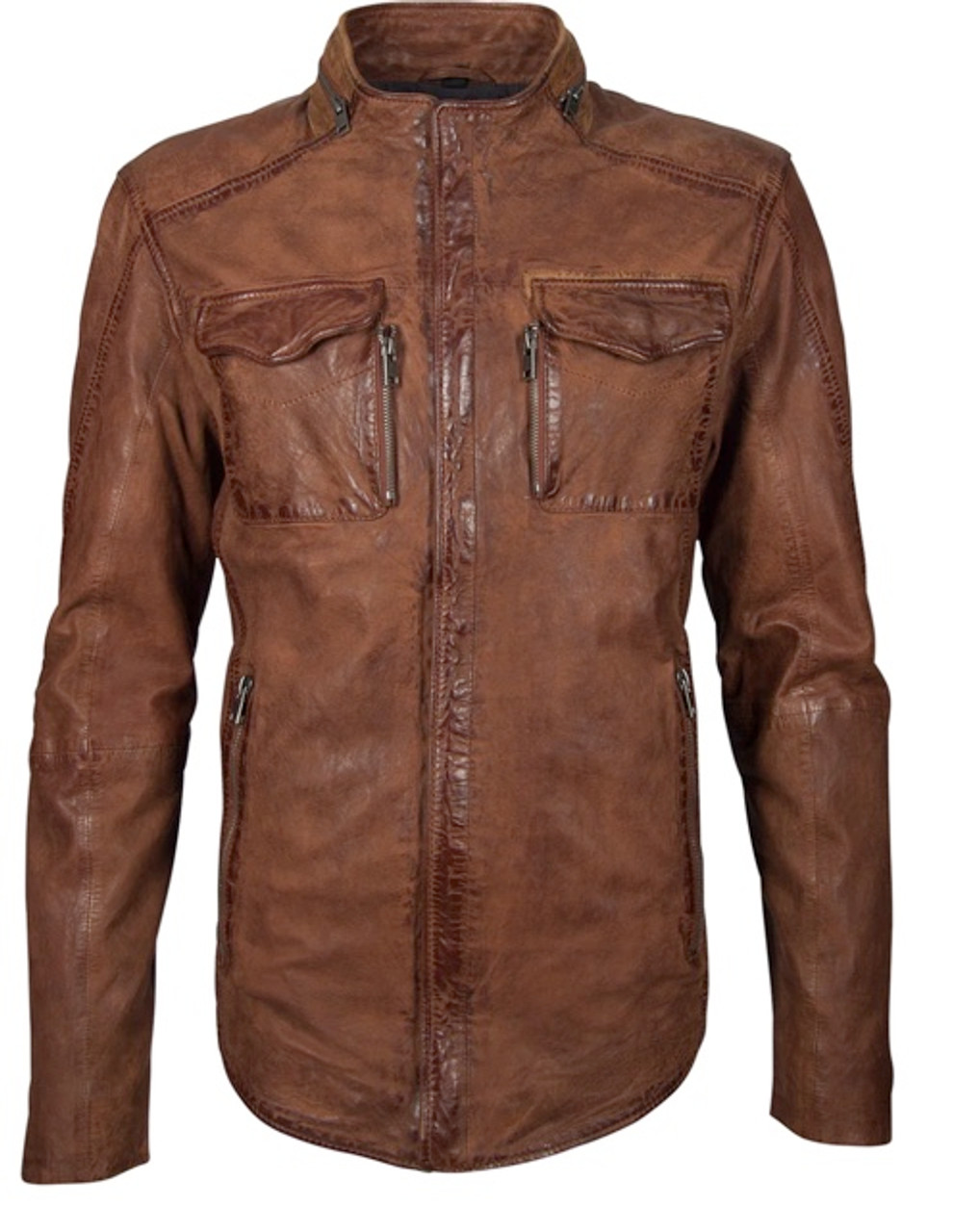 ぺ*ぺ様 00s vaquish double zip leather jkt VANQUISH Double Zip Leather Jacket